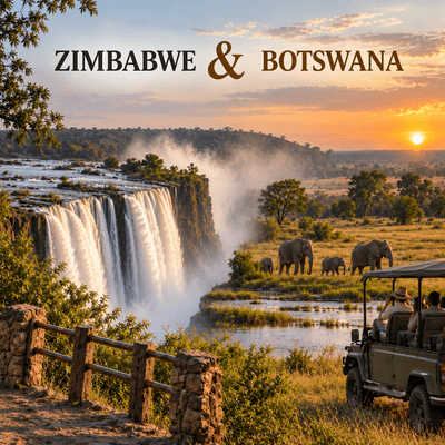 Zimbabwe & Botswana – 7 Days of Falls, Safaris & Delta
