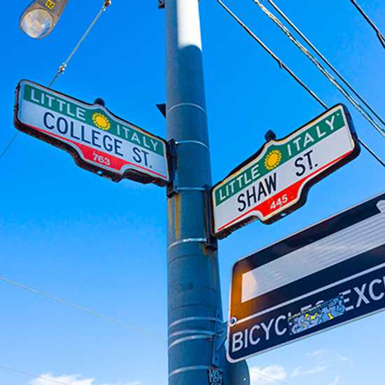 Little Italy in Toronto - Good Vibes Only