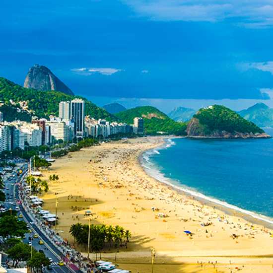 Copacabana in Rio De Janeiro, Brazil - Good Vibes Only